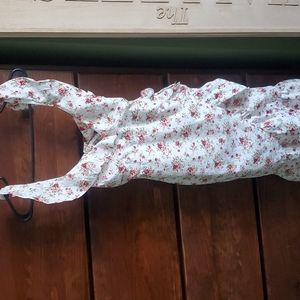 Hello Molly floral tie back west coast midi dress